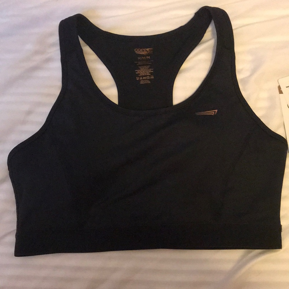 NEVER WORN BLACK SPORTS BRA